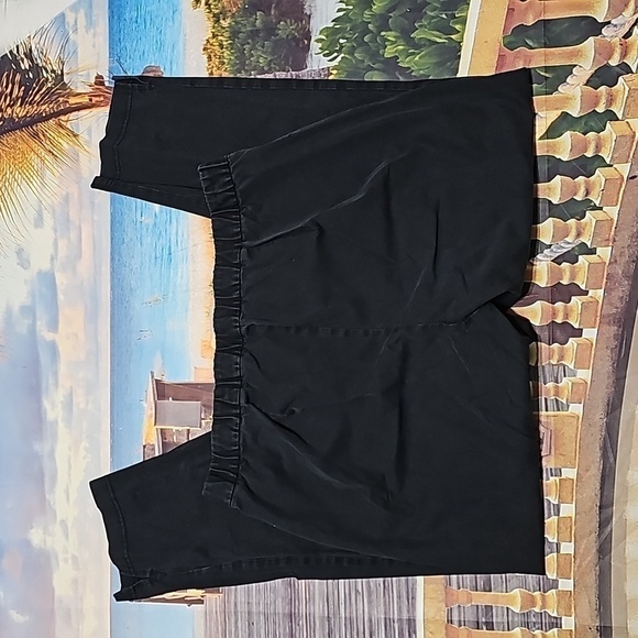 Eileen Fisher Black Pull-on High Waisted Pants Size Large - Picture 6 of 7